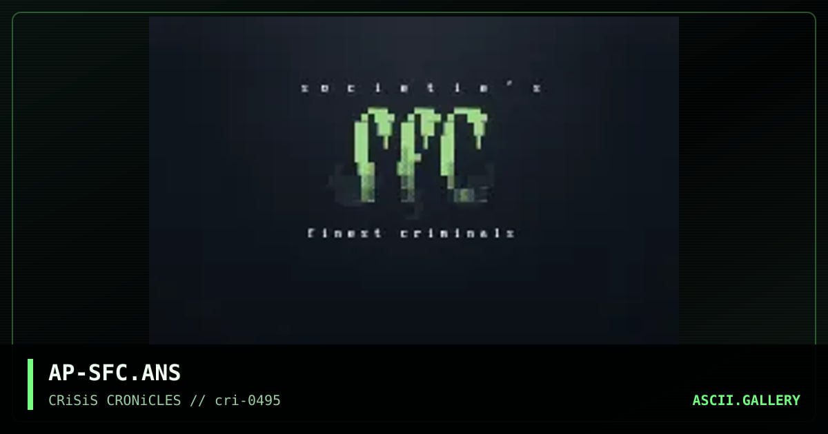 SFC Font, by apocalypse, 1995