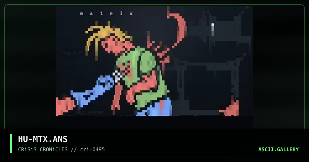 Matrix for WM.., by hunchback, 1995