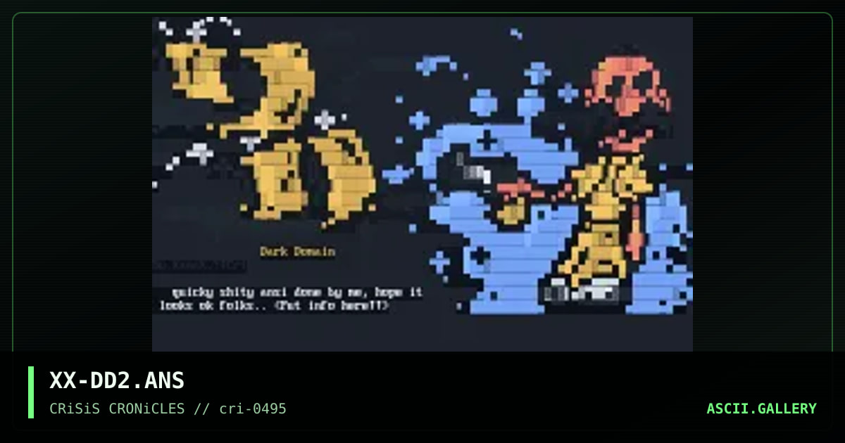 Dark Domain, by xanax, 1995
