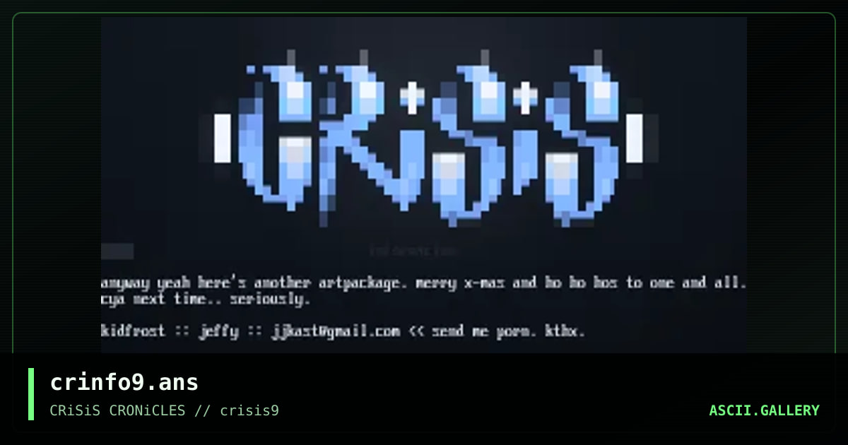 crinfo9.ans, by kid frost, 2005