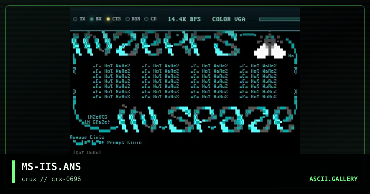 .∙:iNZeKTS iN SPaZe Main Menu:∙., by mr splif, 1996