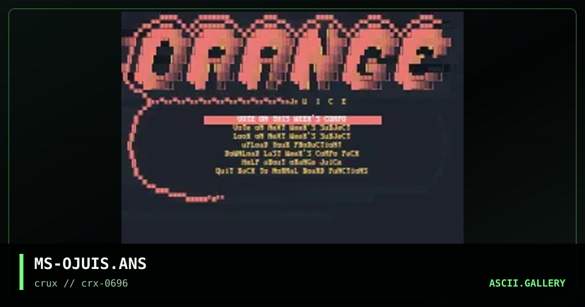 .∙:oRaNGe JuiCe DeSiGN:∙., by mr splif, 1996