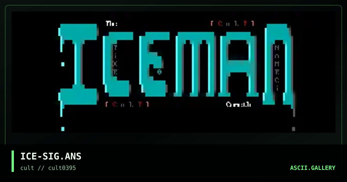 ICE-SIG.ANS, by iceman, 1995