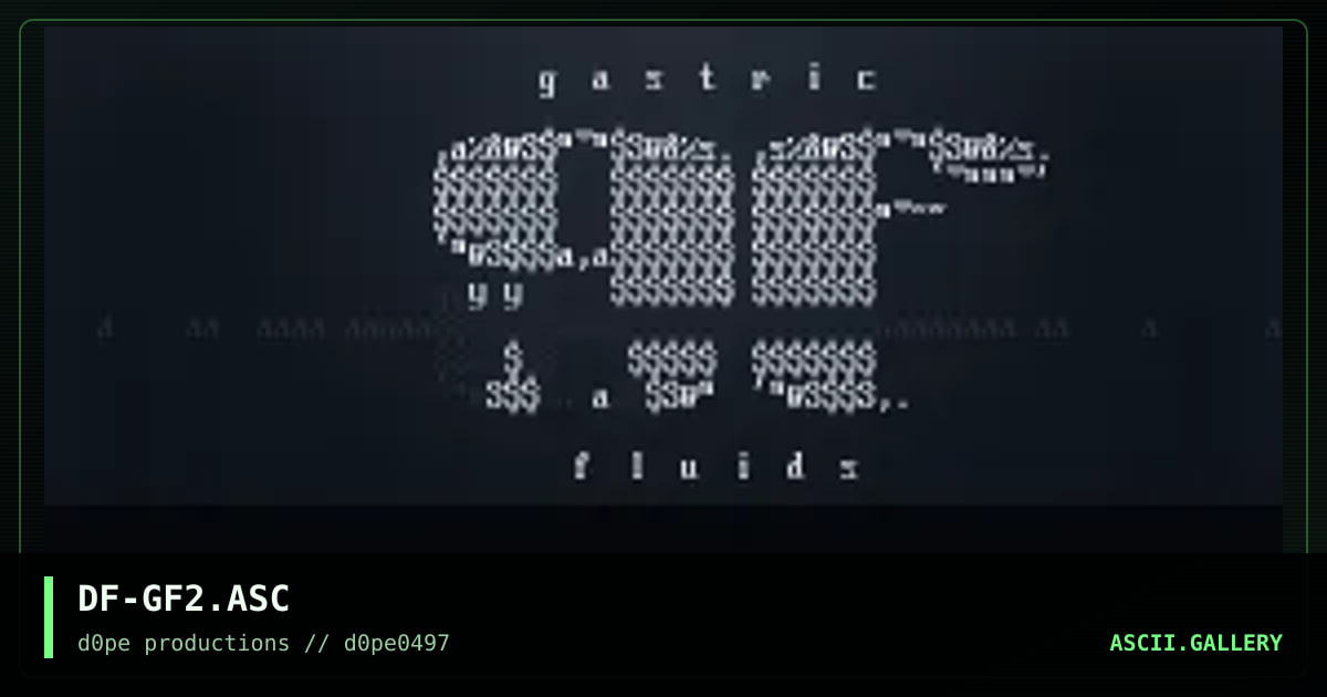 gastric fluids?!, by dope fiend, 1997