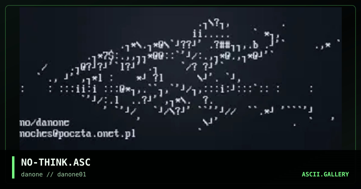 NO-THINK.ASC, by noches, 2001