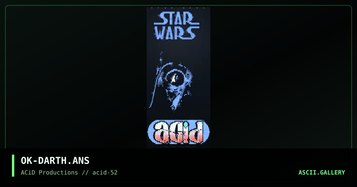 Star Wars Tribute - Darth Vader, by outkast, vade79, 1996
