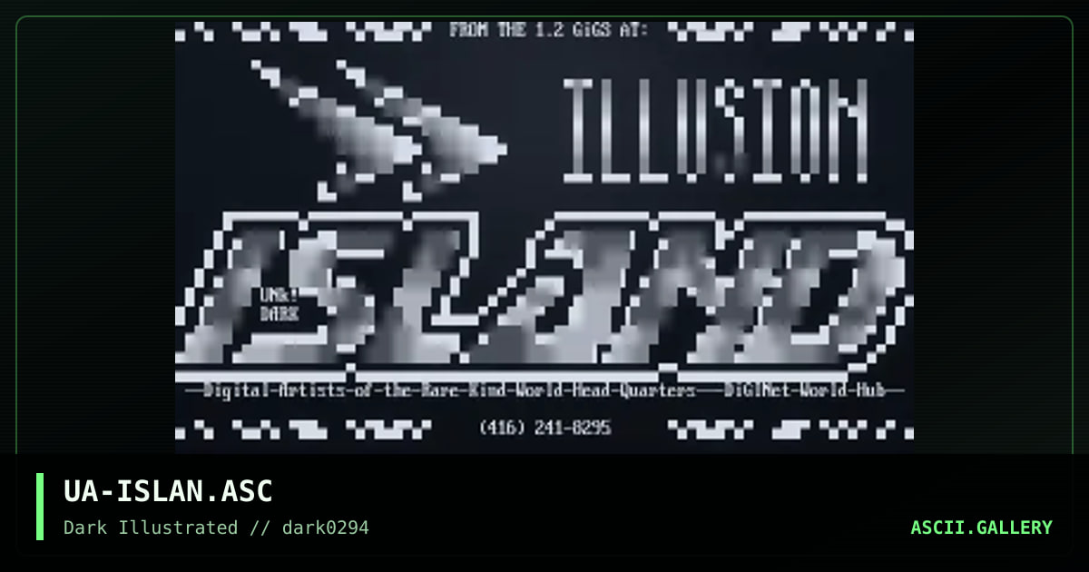 UA-ISLAN.ASC, by unknown artist, 1994