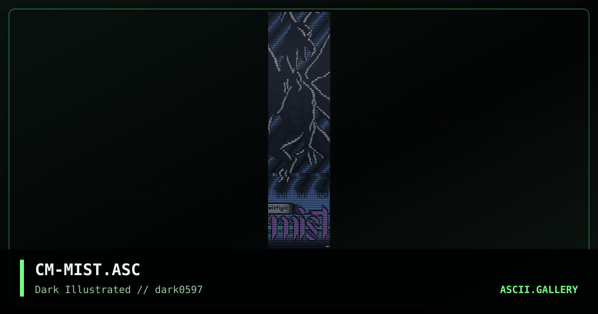 Mistigris Promo, by crystalmeth, 1997