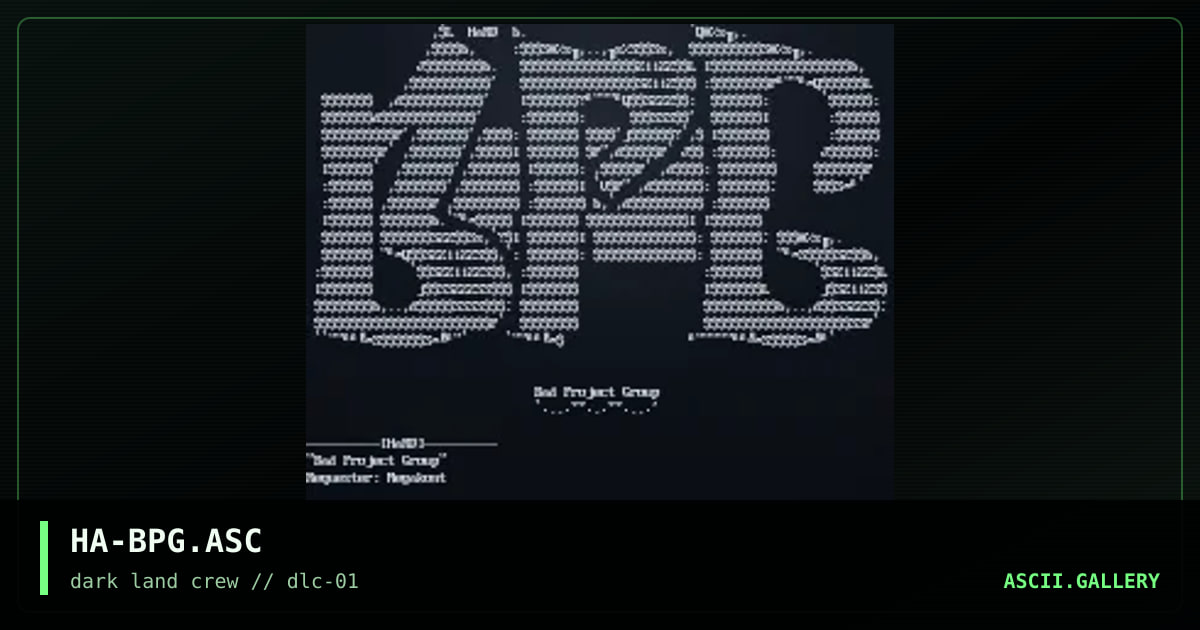 Bad Project Group, by hard, 1998