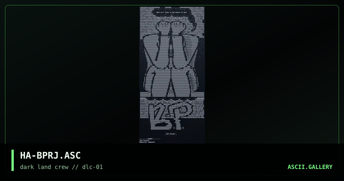 Bad Project, by hard, 1998