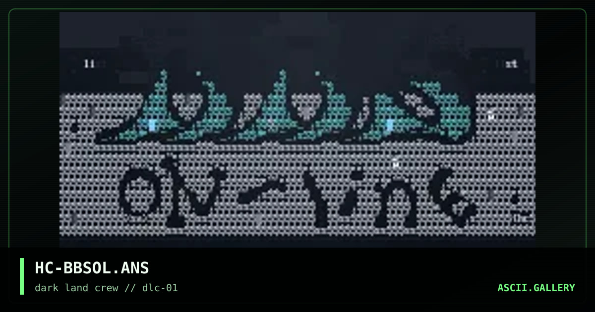 HC-BBSOL.ANS, by headcrasher, 1998