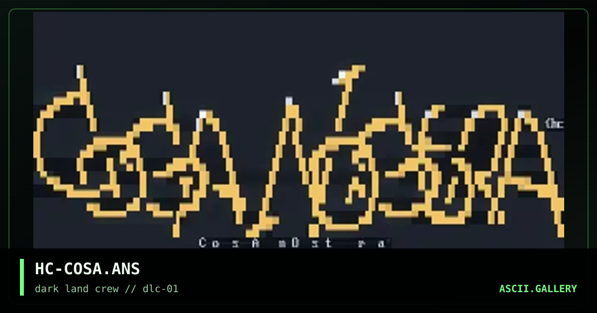 HC-COSA.ANS, by headcrasher, 1998