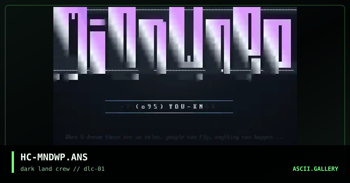 HC-MNDWP.ANS, by headcrasher, 1998