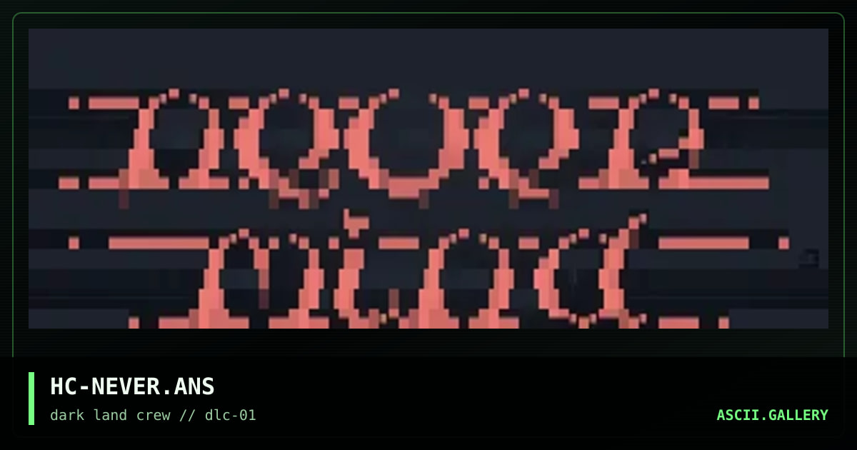 HC-NEVER.ANS, by headcrasher, 1998