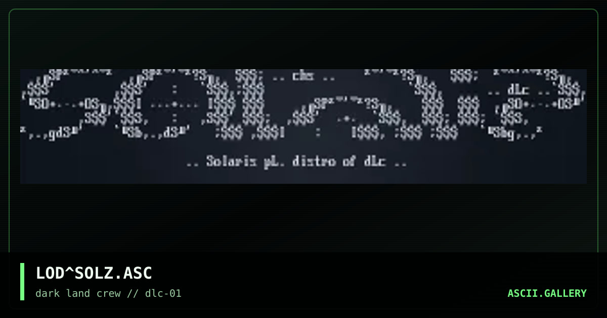 LOD^SOLZ.ASC, by lod, 1998