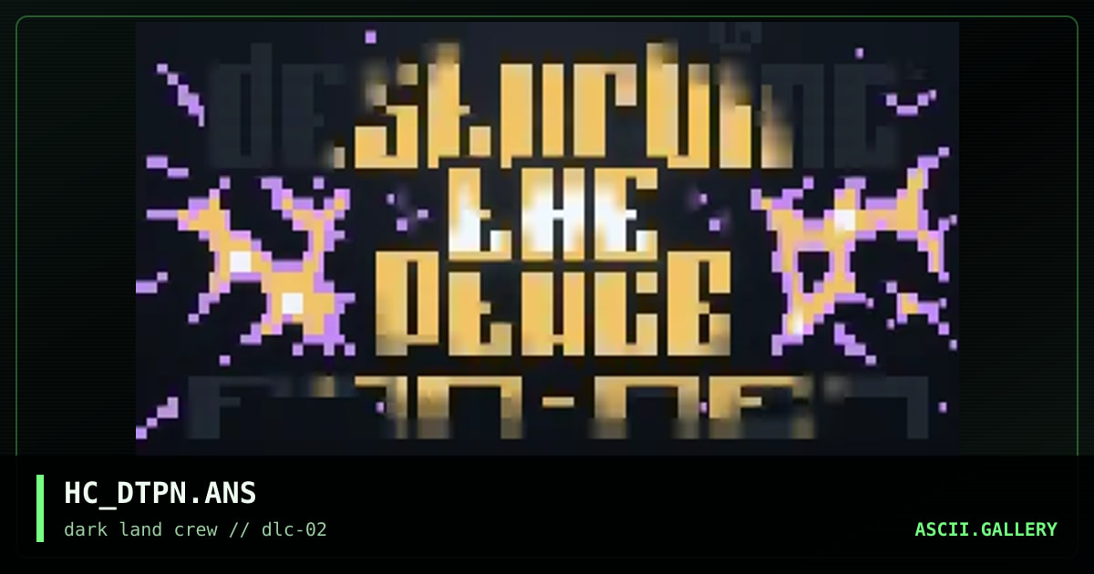 HC_DTPN.ANS, by headcrasher, 1998