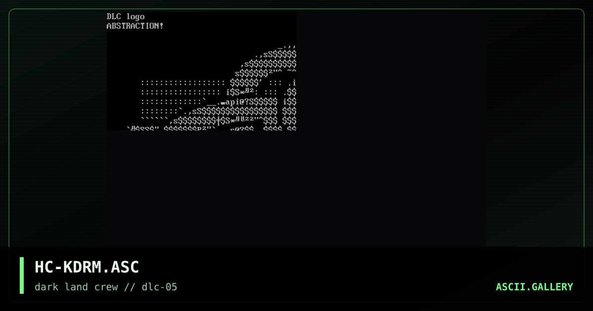 HC-KDRM.ASC, by headcrasher, 1999