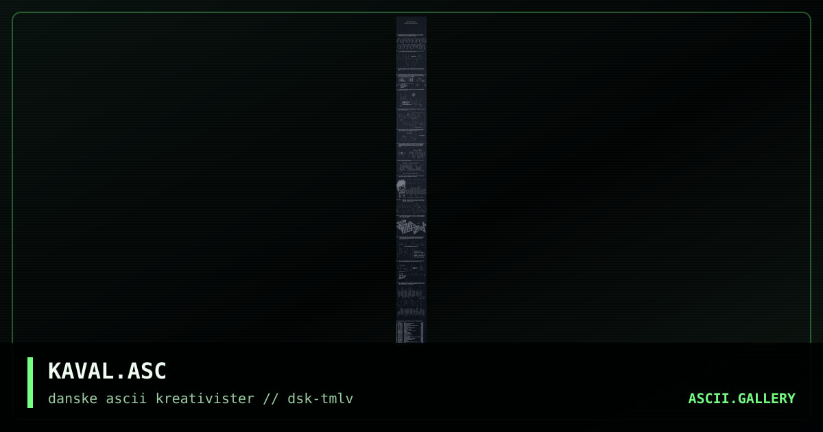 KAVAL.ASC, by cyber kid, 1997