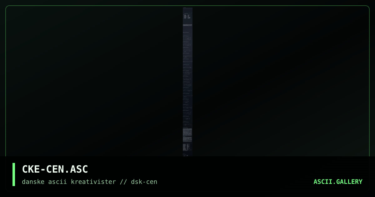 CKE-CEN.ASC, by cake, 1998