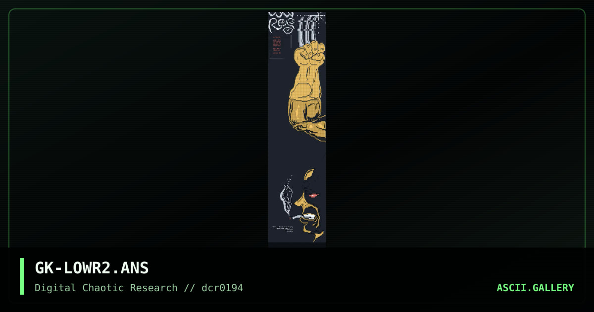 GK-LOWR2.ANS, by gatekeeper, 1994