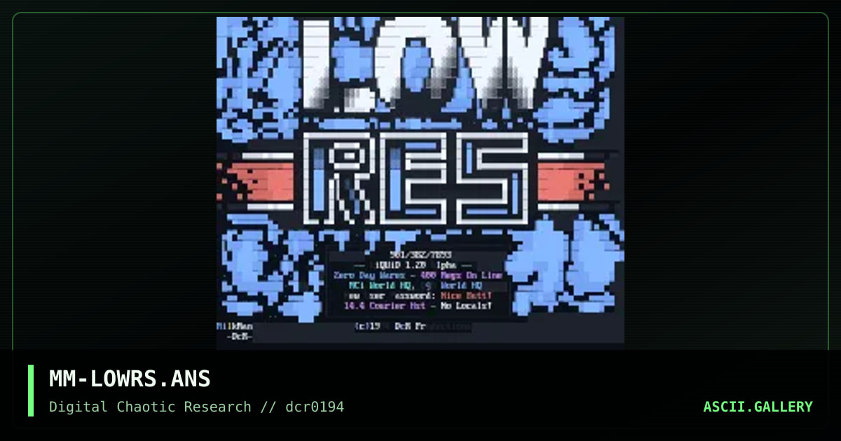 MM-LOWRS.ANS, by milk man, 1994
