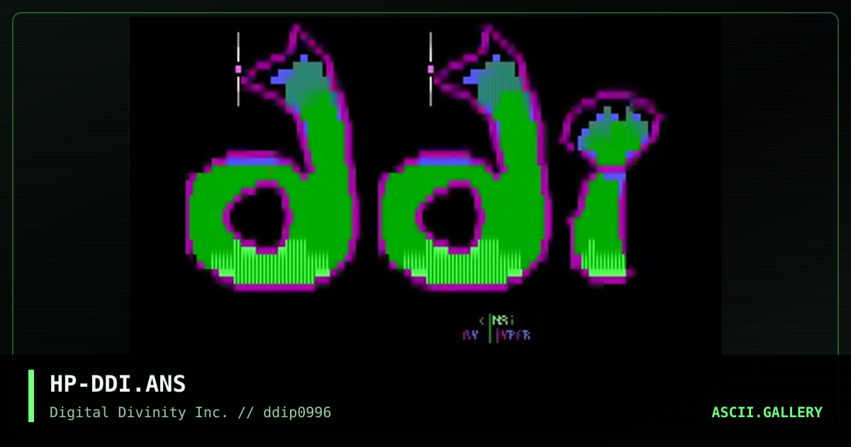 HP-DDI.ANS, by hyper, 1996