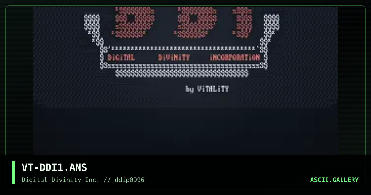 VT-DDI1.ANS, by vitality, 1996