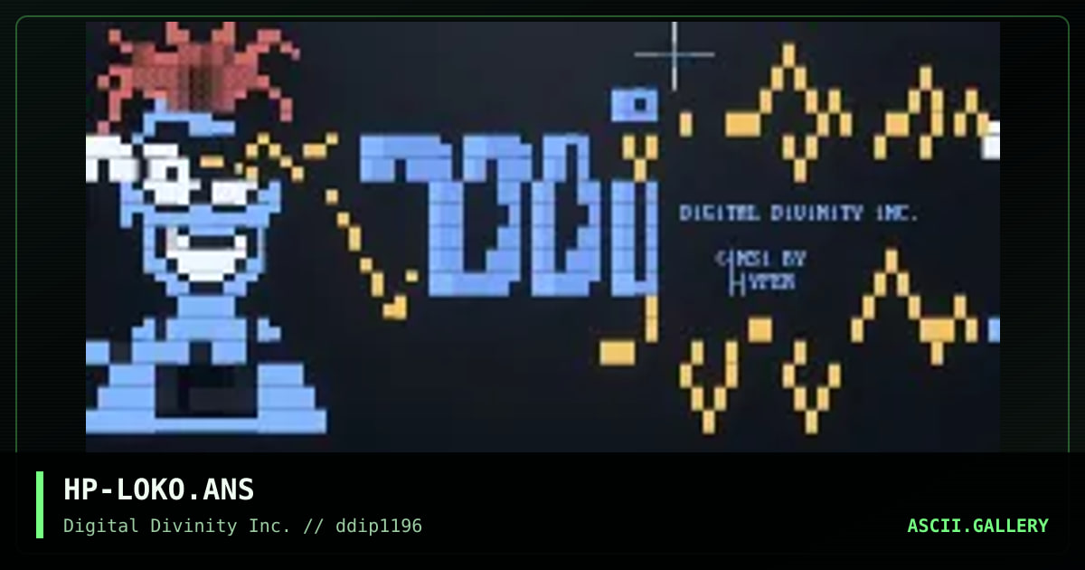 HP-LOKO.ANS, by hyper, 1996
