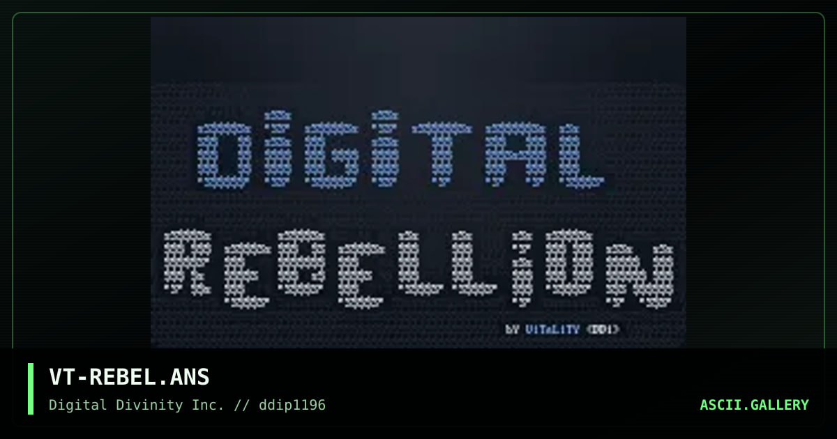 VT-REBEL.ANS, by vitality, 1996