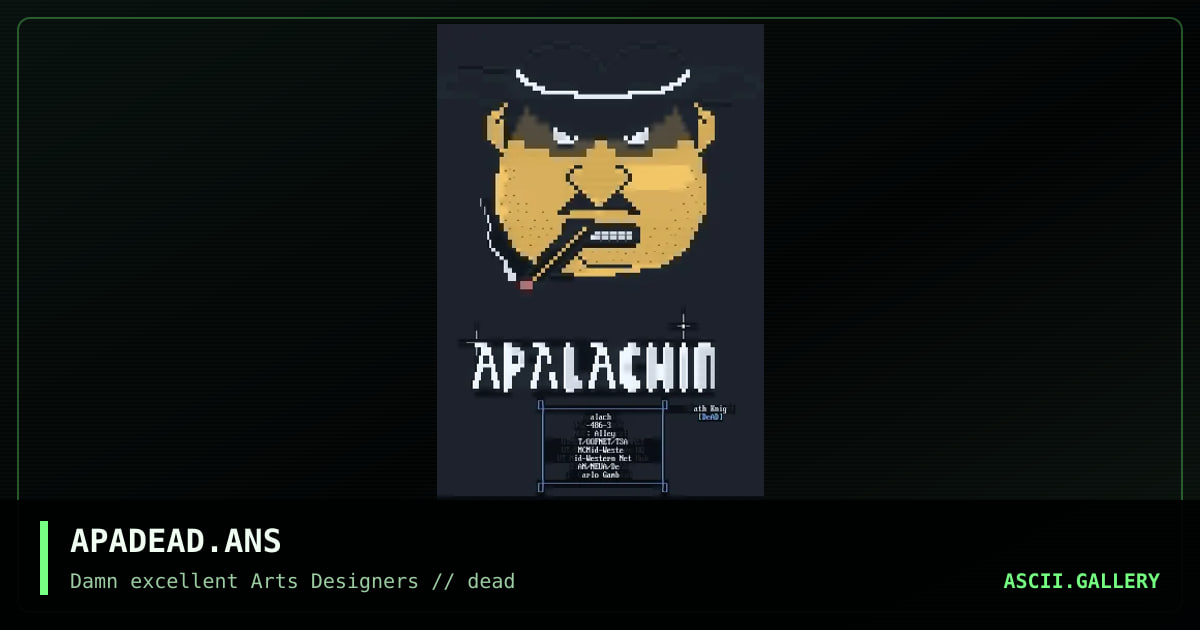APADEAD.ANS, by death knight, 1992