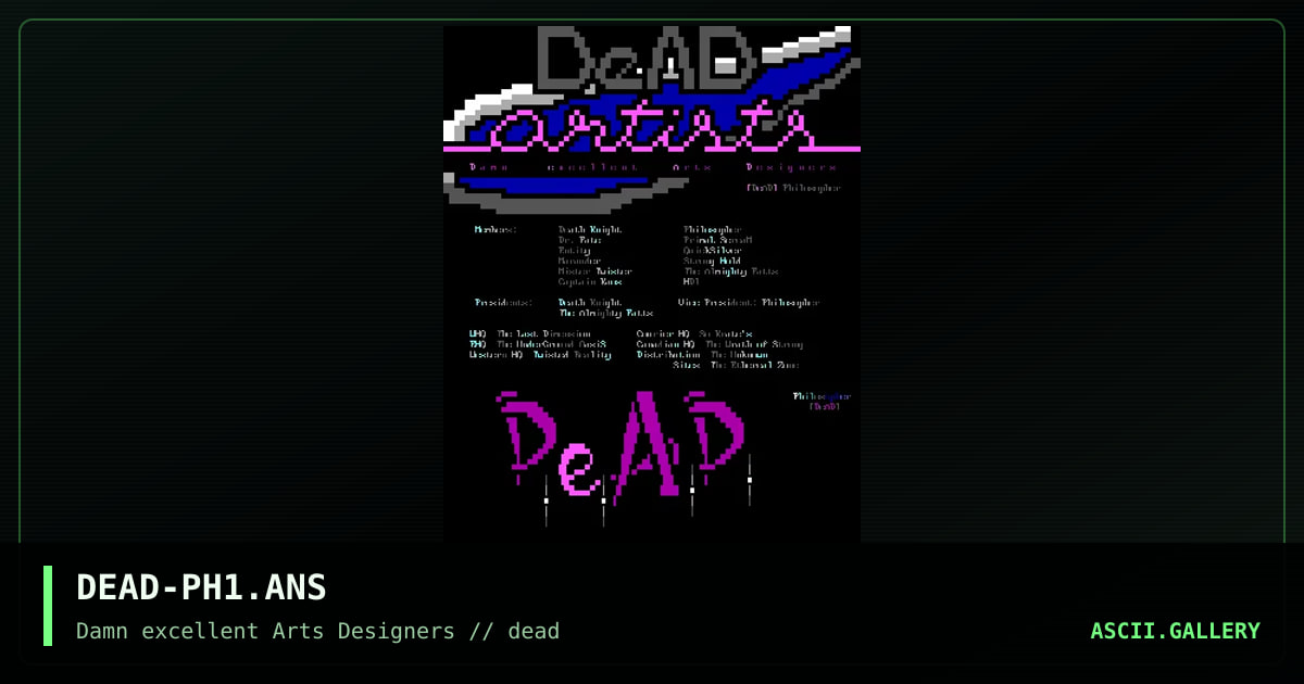 DEAD-PH1.ANS, by philosopher, 1992