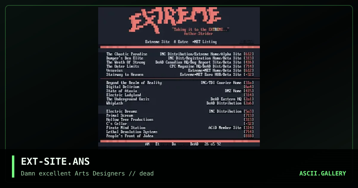 EXT-SITE.ANS, by eternal darkness, 1992