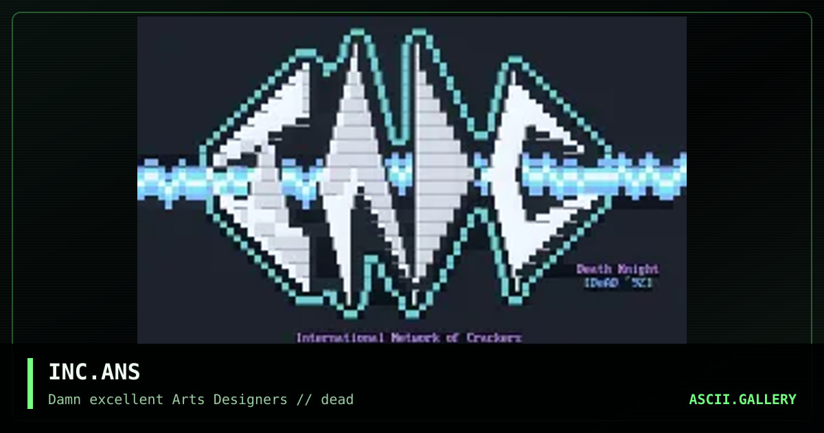 INC.ANS, by death knight, 1992