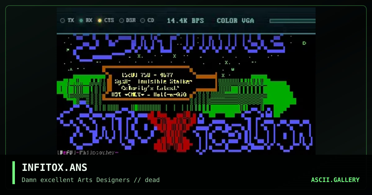 INFITOX.ANS, by philosopher, 1992