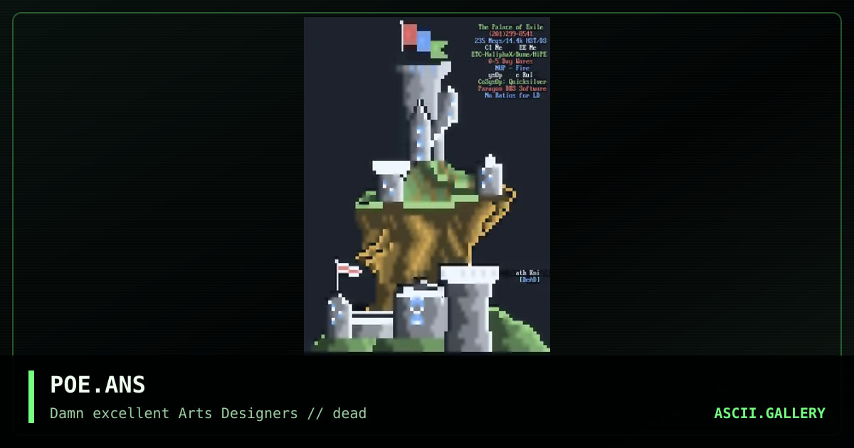 POE.ANS, by death knight, 1992