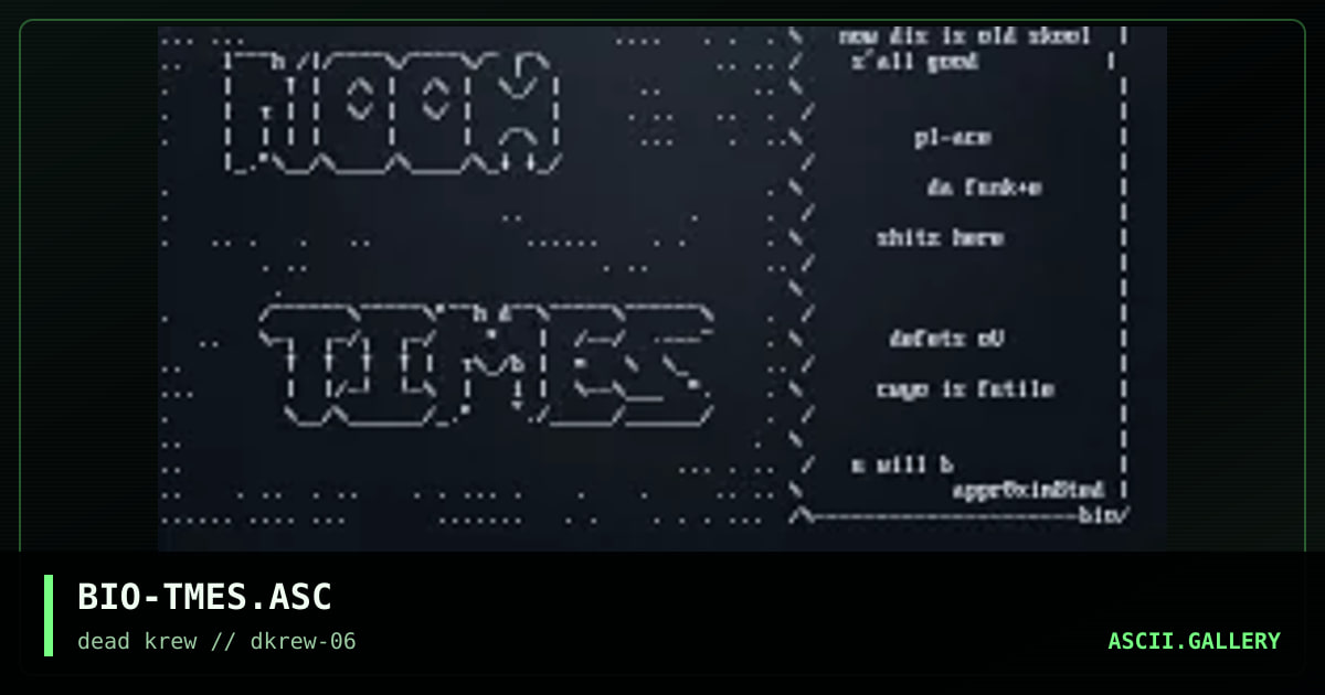 nooh times!, by bios, 1997
