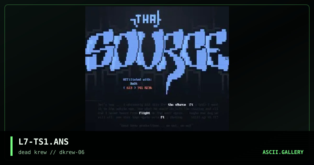 tha s0urce., by lancelot, 1997