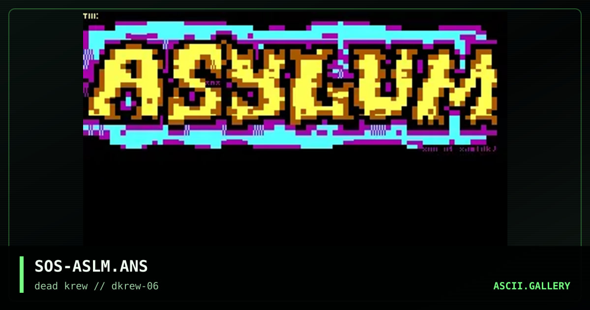 Asylum, by son of sam, 1997