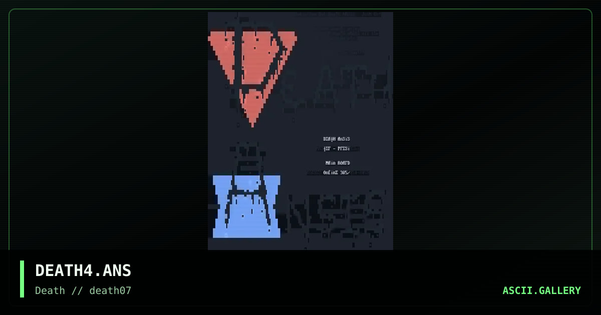 DEATH4.ANS, by death, 1995