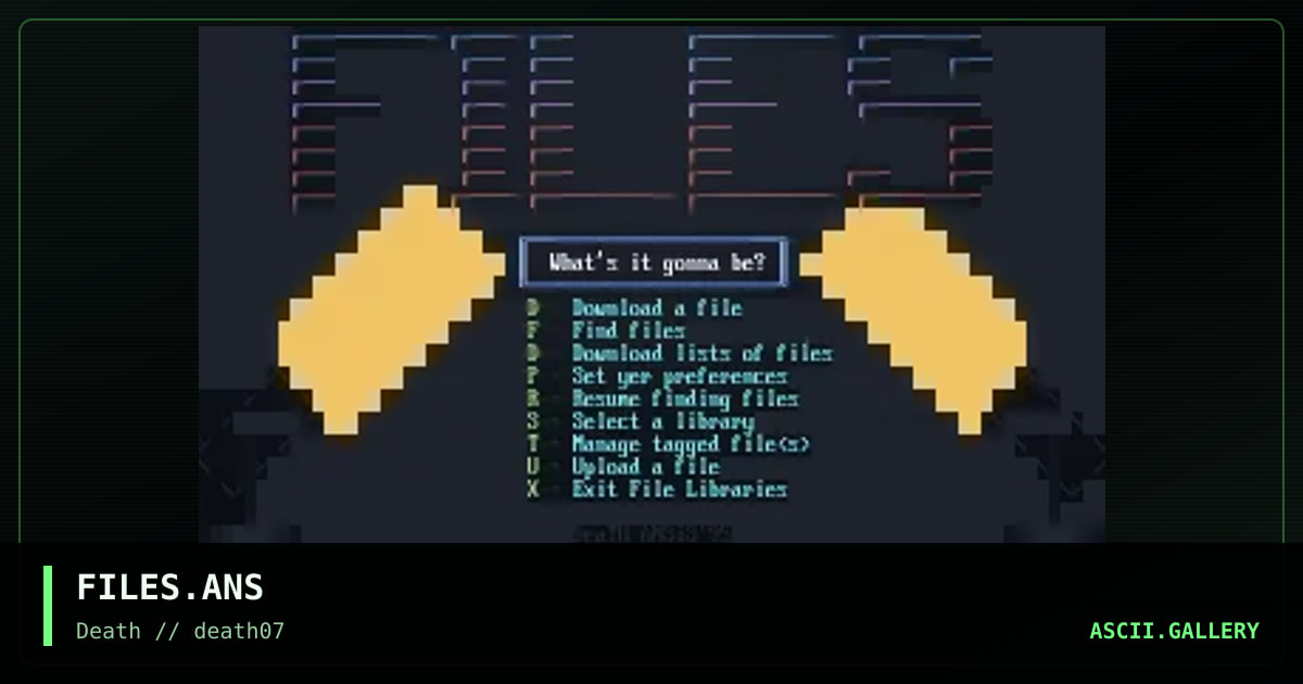 FILES.ANS, by master, 1995