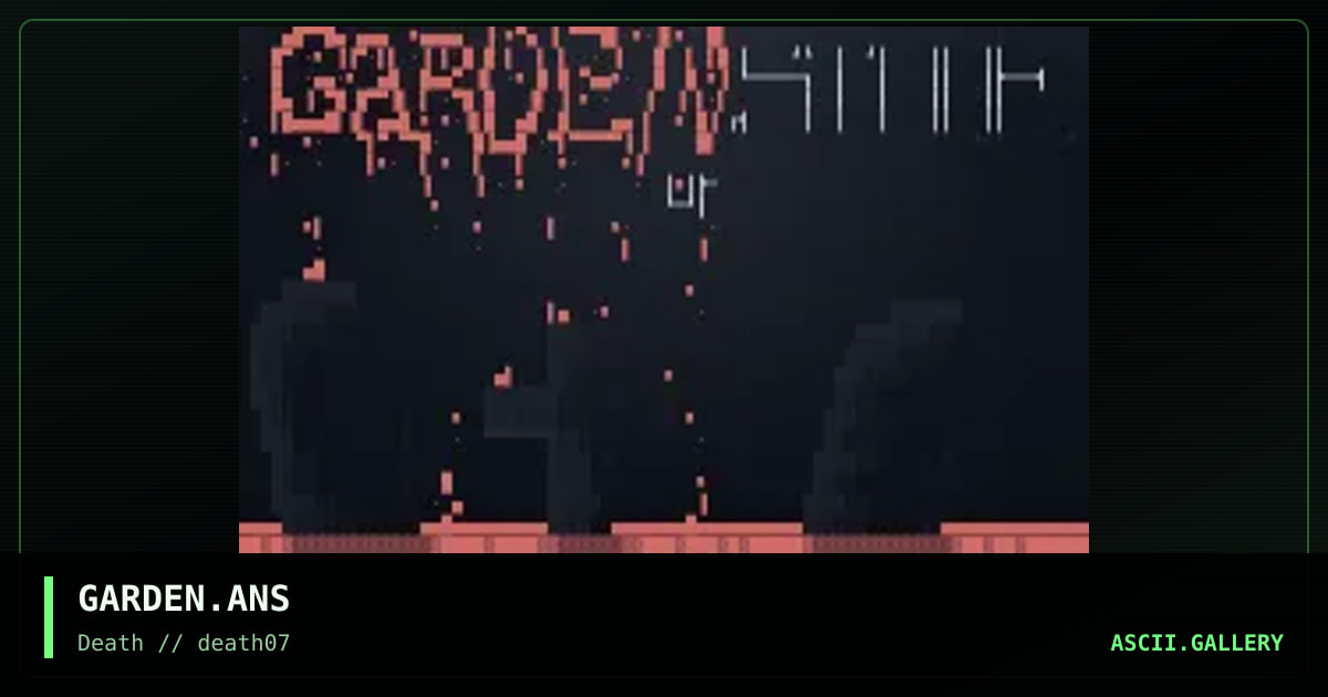 GARDEN.ANS, by blackmore, 1995