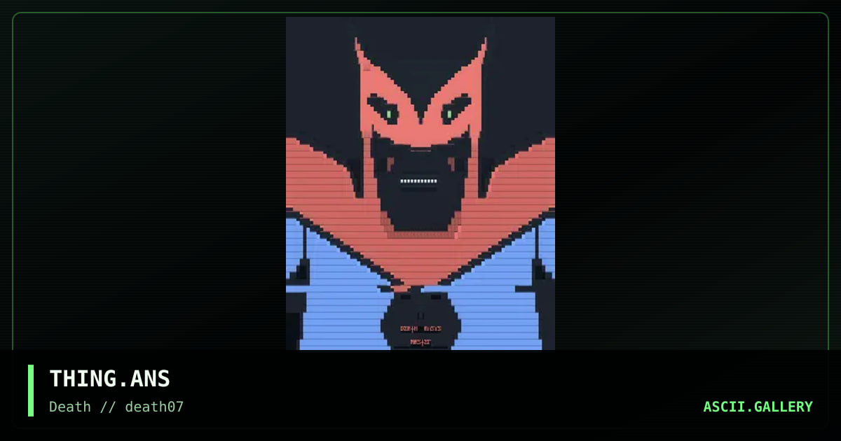 THING.ANS, by master, 1995