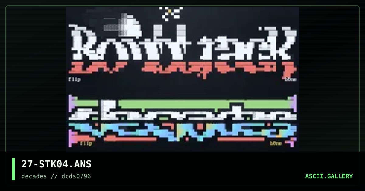 Flipside's Logo Colly, by flipside, 1996