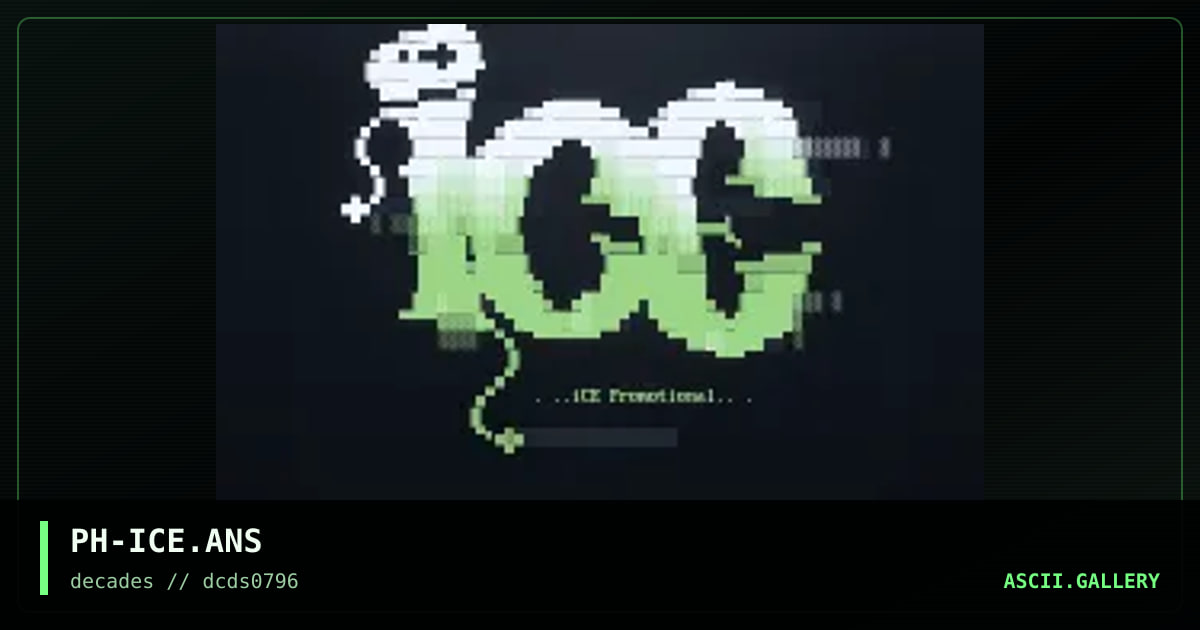 Ice Promotional, by phlare, 1996
