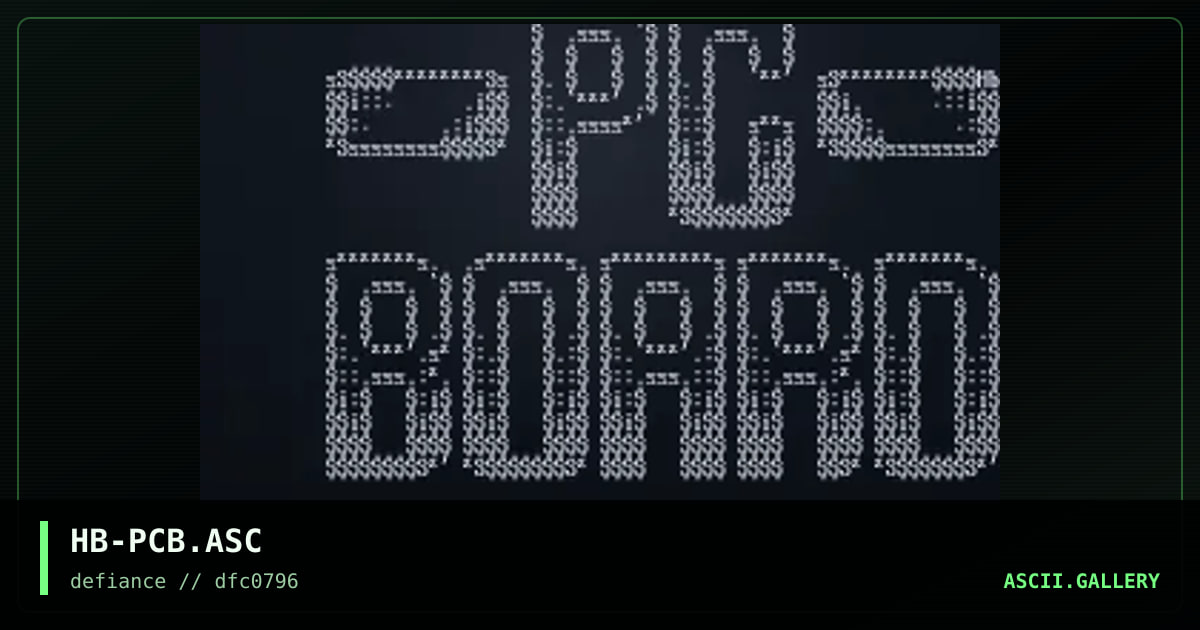 HB-PCB.ASC, by hanibal, 1996