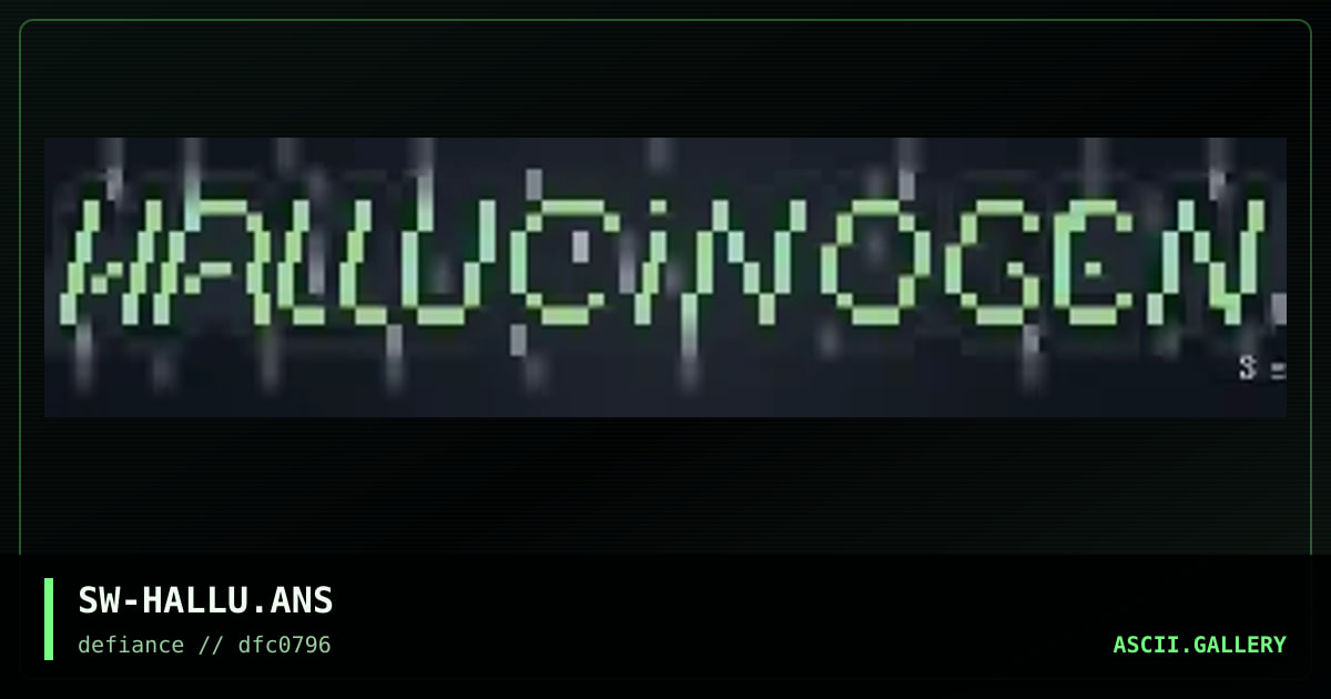 SW-HALLU.ANS, by sandworm, 1996