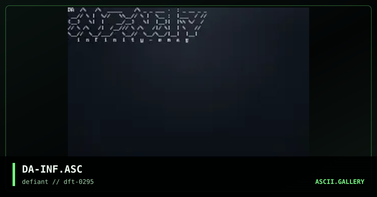 iNFiNiTY File_id.diz, by death adder, 1995