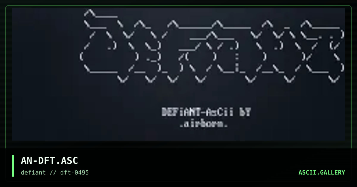 AN-DFT.ASC, by airborn, 1995