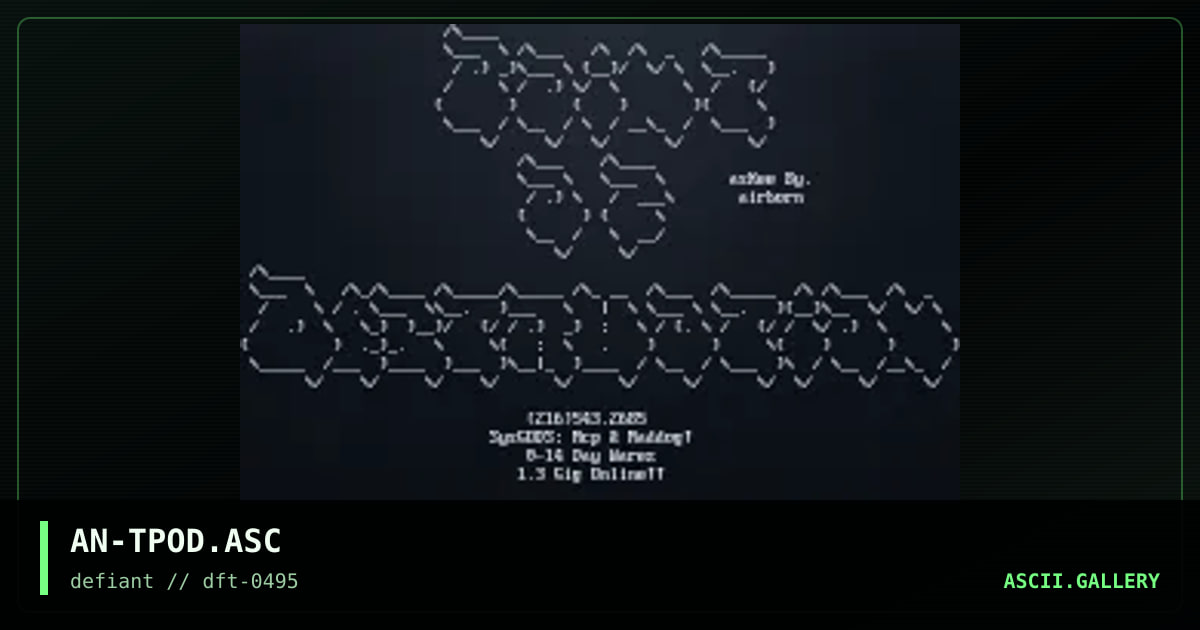 AN-TPOD.ASC, by airborn, 1995