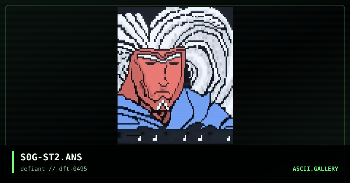 S0G-ST2.ANS, by snoop, 1995